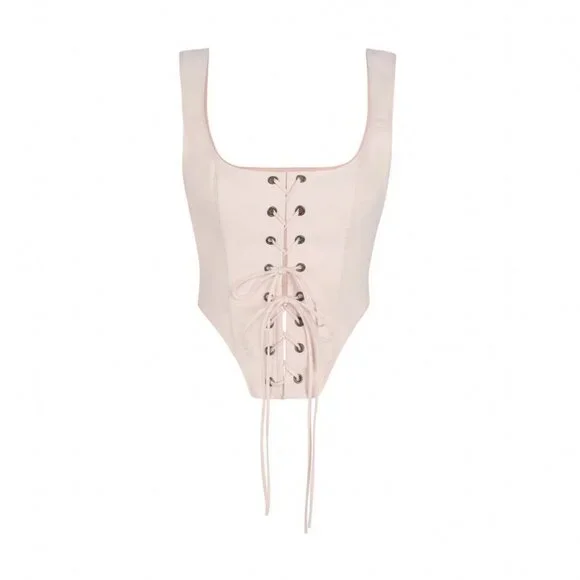 Selkie The Lickety Split Duchess Corset Blush Pink Peach - Picture 10 of 11